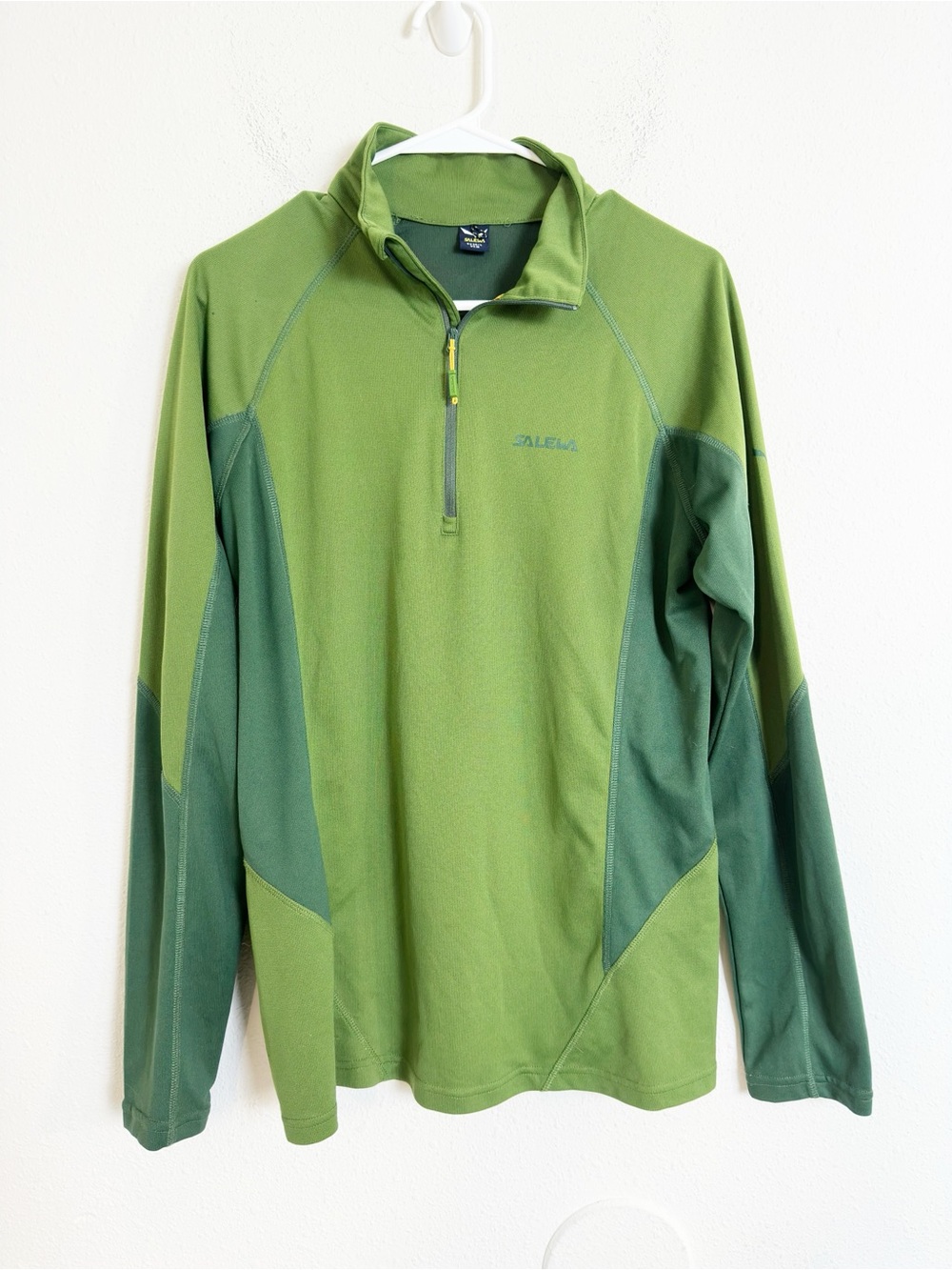 Salewa athletic quarter zip pullover sweater